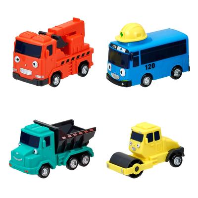 Tayo Mini Heavy-Duty Construction Vehicle Set - Kids Toy Bus Collection