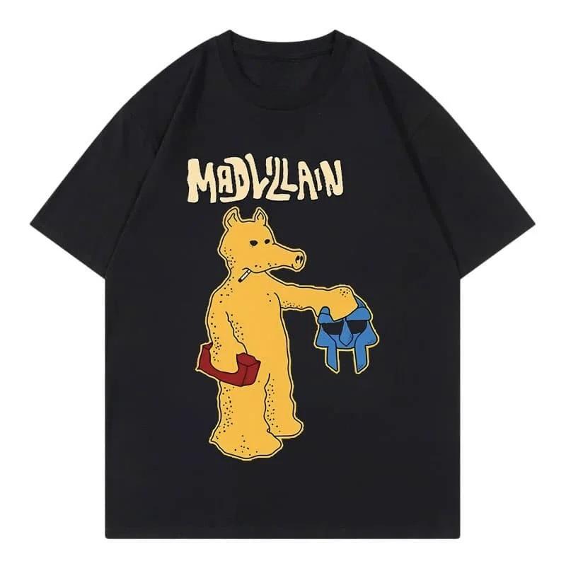 Madvillain Bear Graphic Print T-shirt M