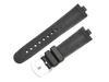 King Watch Parts Compatible with Bulgari Aftermarket Rubber Strap for Diagono Sport [Import Original] - - CH35, Black, 22/18mm