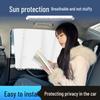 Cartoon Cute Car Sunshade Curtains: Baby Sun Protection & Heat Insulation