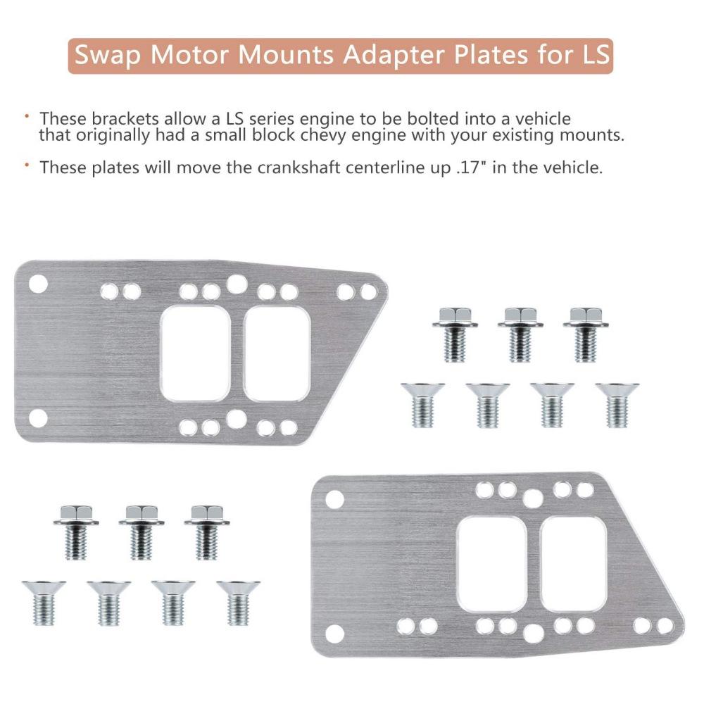 Universal Motor Mount Adapter for LS1, LS2, LS3, LQ4, LQ9 Engines