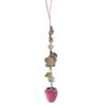 Lightweight Strawberry Bag Charm Delicate Keychain Charm Sweet Strawberry Phone Pendant Suitable for Various Occasions