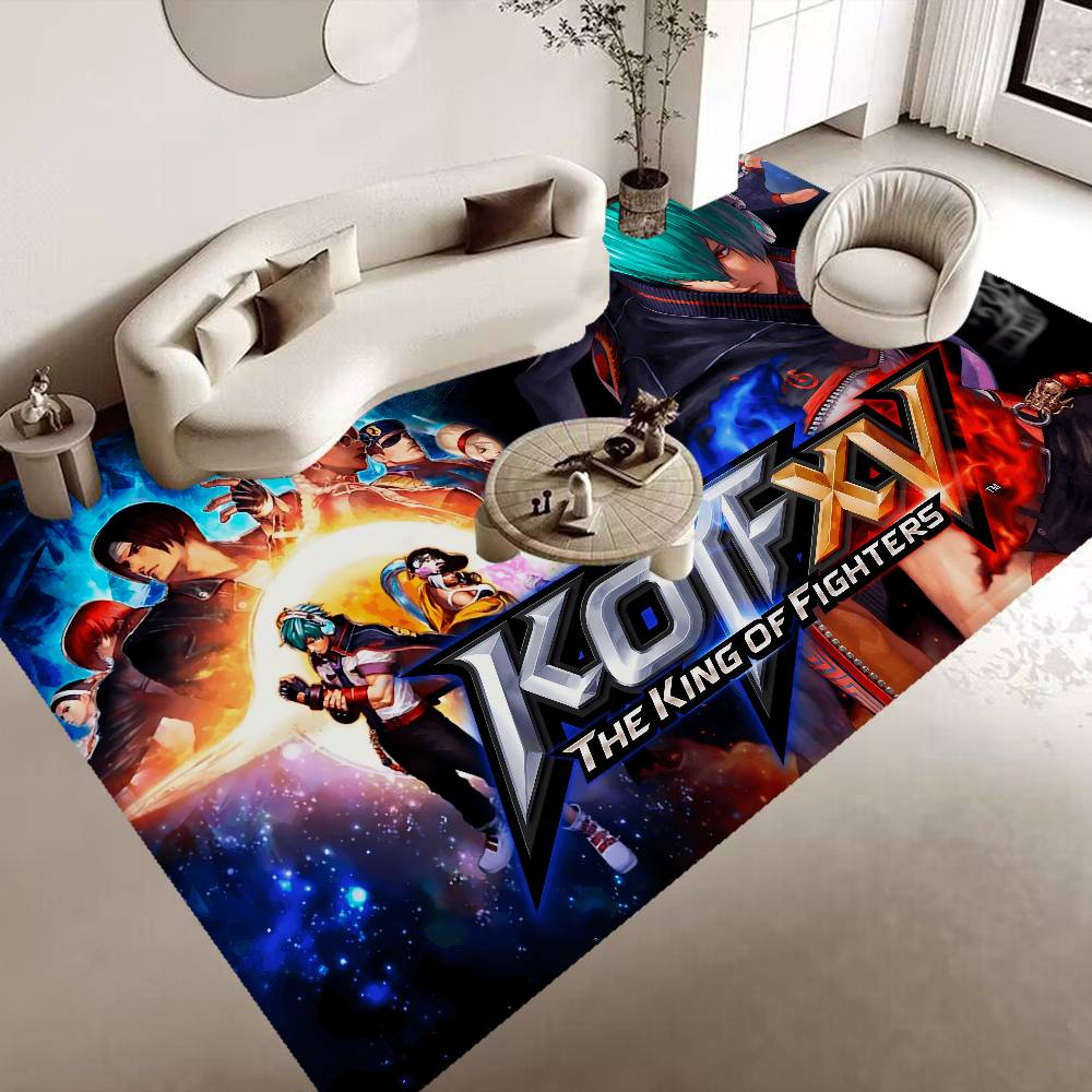 Game The King of Fighters Hallway Carpet Non-Slip Laundry Room Mat Laundry Decor Balcony Child Living Room Bedside Area Rugs