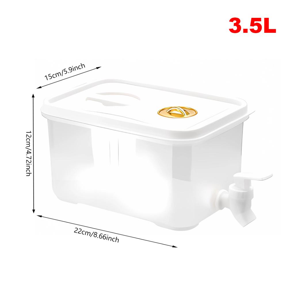 10L/5L Cold Water Bottle Refrigerat Iced Juice Dispenser with Spigot Filter Design Water Jug for Fridge/Parties/Home Daily Use