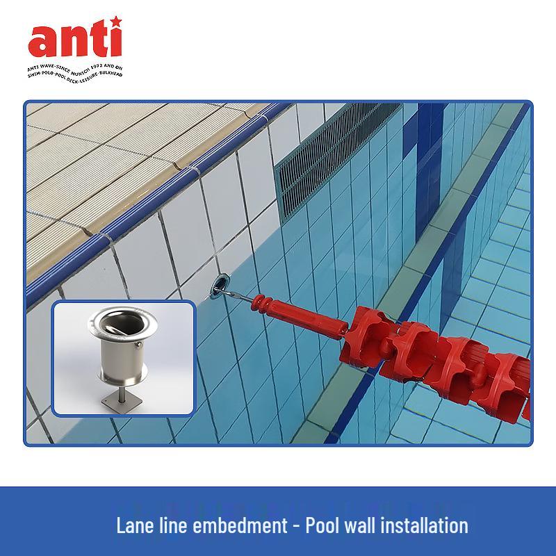 Swimming Pool Lane Line Stainless Steel Wall Anchor