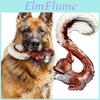 Toy Indestructible For Aggressive Dog Chewers Beef Flavor Tough Chew Toy Nylon Animal Shaped Teeth Cleaning Toy For Medium And Large Dogs