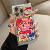 Square Back Tube Protection Clear Case For iPhone 14 Pro Max 12 11 15 Plus 16 ProMax 13 Anti-Oxygen,Little Girl Puzzle Pattern Casing