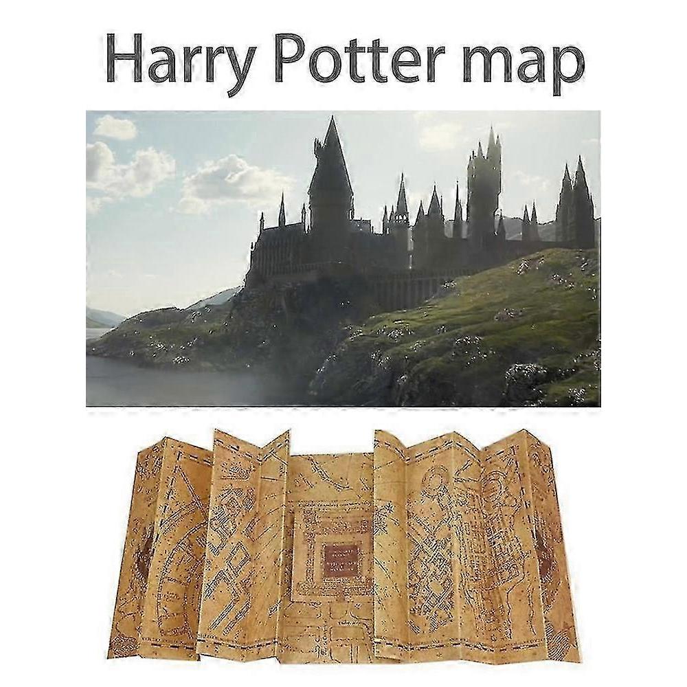 Harry Potter Marauders Map,hogwarts Wizarding World Collection Gift For Fans And Kids