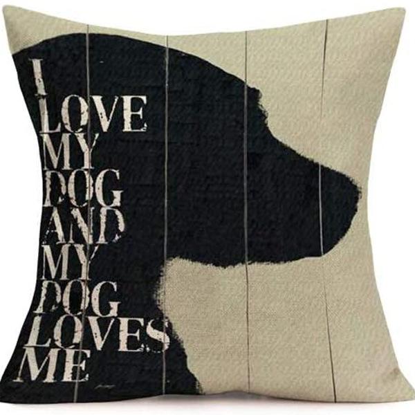 Nordic Cartoon Animal Pillow Cover Cute Printed Linen Pillow Home Ornament Sofa Car Premium Durable Quality Useful