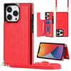 Luxury Crossbody Premium Leather Cover For iPhone 13 11 12 Mini Pro XR XS Max X 7 8 Plus Multifunction Shockproof Flip Case