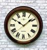 Santell Japanische Retro-Funkwanduhr (Antike funkgesteuerte Wanduhr) DQL714-R