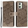 For Motorola Moto G54 5G Case PU Leather Mandala Imprinted Design Wallet Phone Cover