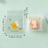 100Pcs/Pack Transparent Mid-Autumn Festival Biscuit Bag Mooncake Packaging Bag  DIY Baking