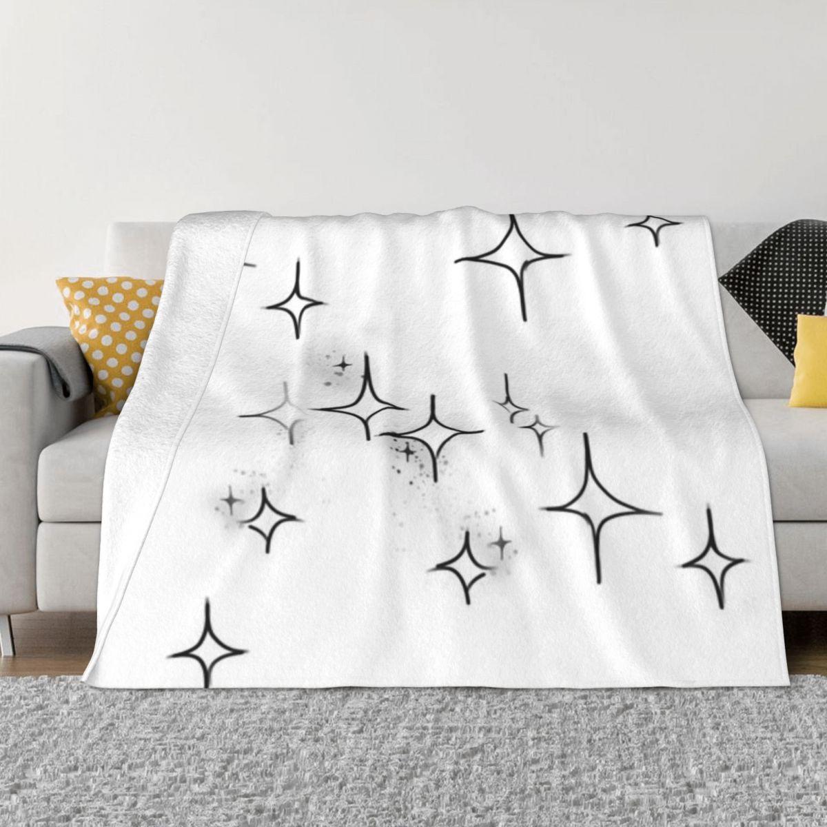 Shiny Stars Custom Gift An Ultra-Soft Micro Fleece Blanket 30x40in