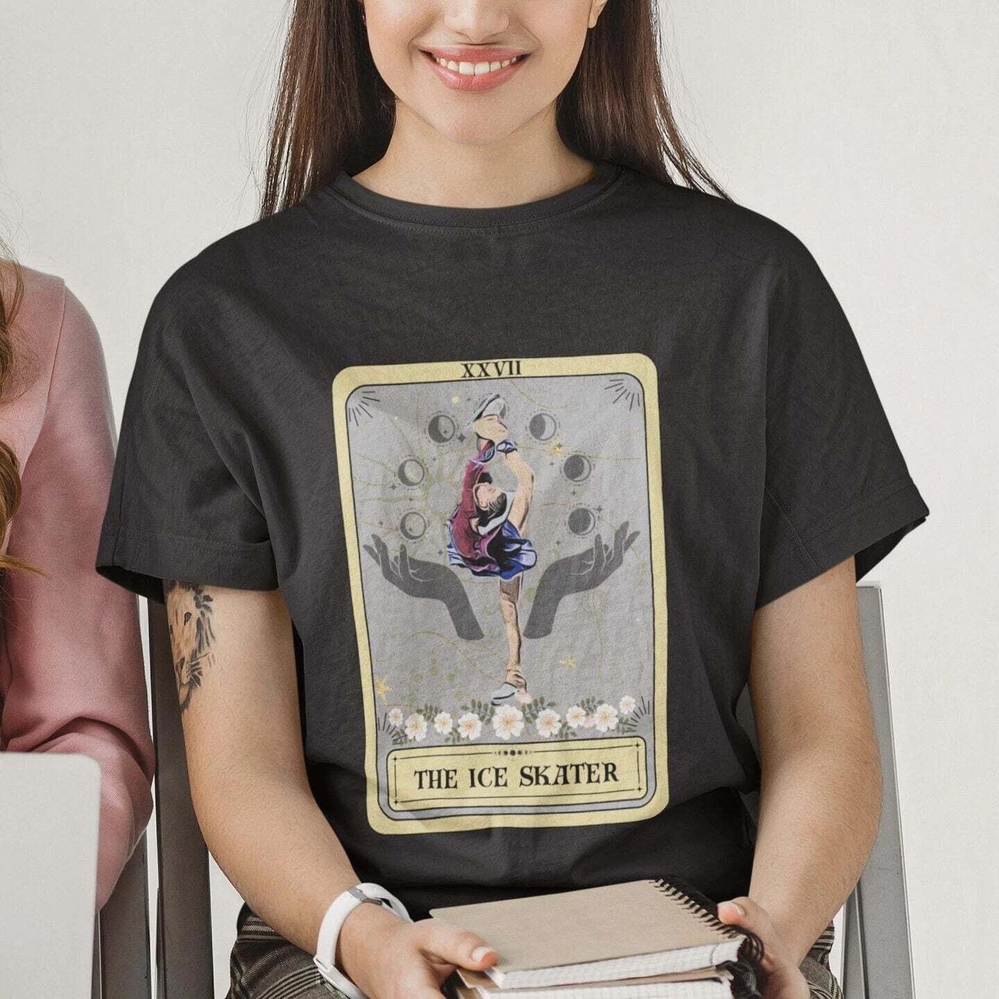 Ice Skater Tarot Card Shirt, Figure Skating 4XL