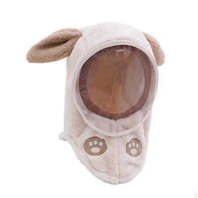 Gorro de invierno con diseño de orejas de animal y mascarilla para aventuras al aire libre