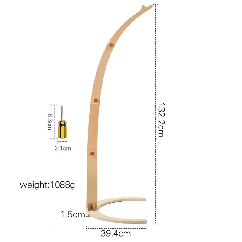 Grzechotka dla niemowląt Zabawka Karuzela do łóżeczka Drewniany Mobil 0-12 Miesięcy Noworodek Szydełkowa Karuzela do łóżeczka Wiszące Zabawki Uchwyt Stojak Prezent do łóżeczka niemowlęcego