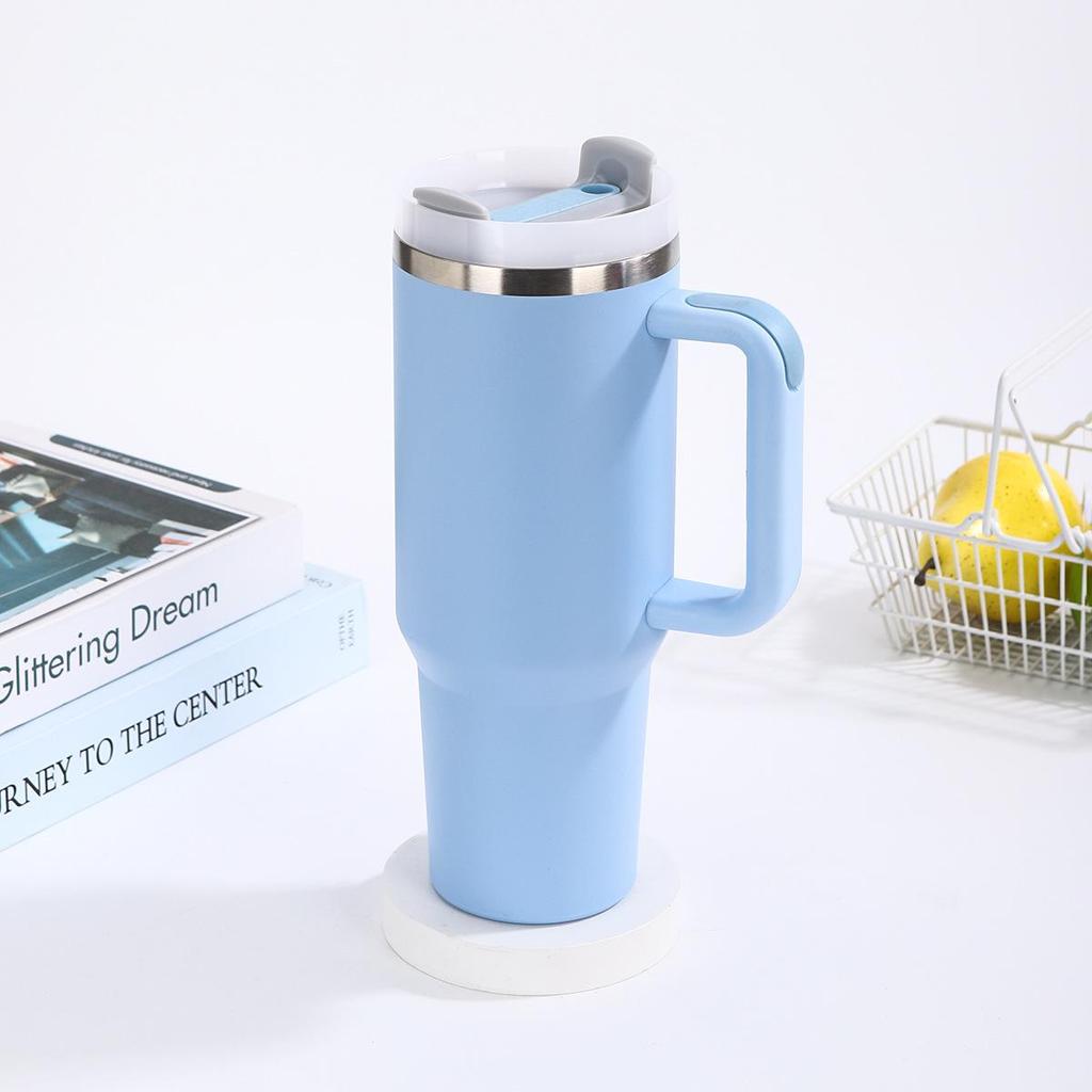 Second Gen 40oz Insulated Car Cup with Handle - Large Capacity, Double Layer Vacuum for Cold Storage