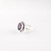 925 Sterling Silver African Amethyst Gemstone Handmade Jewelry Ring For Wedding RR-7-5