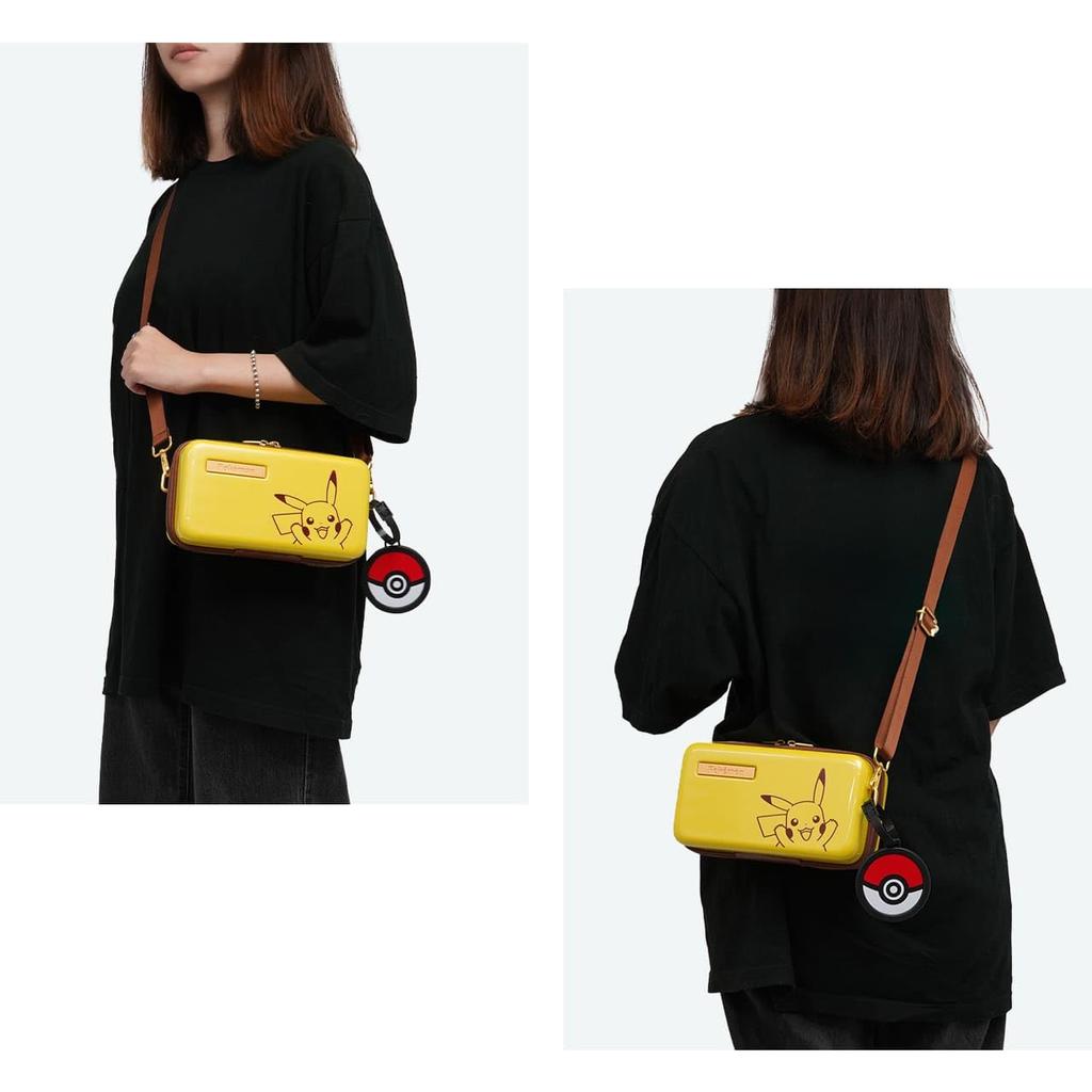 Pokemon Mini Pouch with Shoulder Mini Mini Shoulder Hard Small Item Gadget Travel Pokemon Suitcase-Style Strap, Bag, Bag, Case, Storage, Case, Pouch,