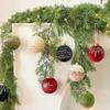12pcs/set Sparkling Christmas Ball Ornaments 8CM Xmas Window Decor  Festive Decoration