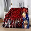 Persona Anime Cartoon Throws Blanket Kid Picnic Super Soft kawaii Blanket for Travel Beding Couch Sofa Bed Blanket Birthday Gift