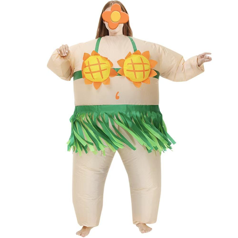 Cross-border Christmas Party Inflatable Fat Chef Costume