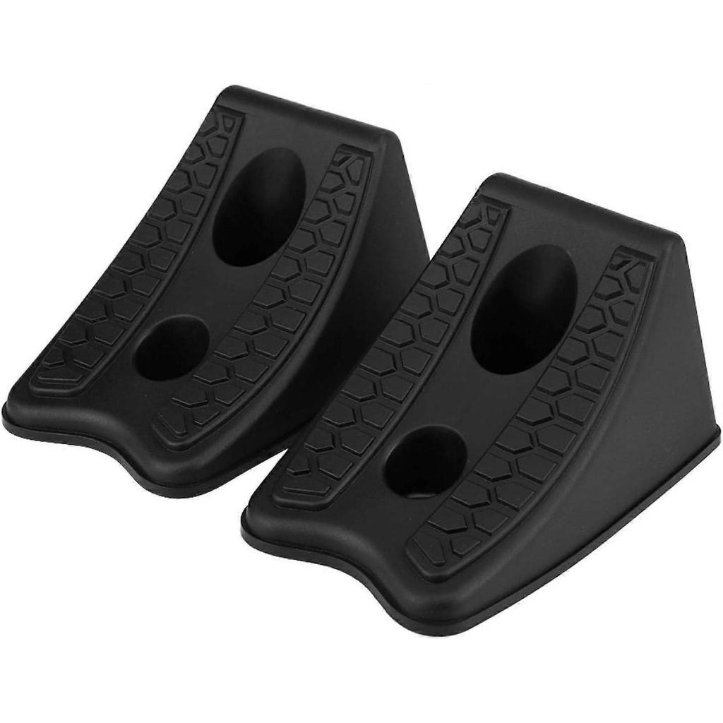 Anti-Slip Stopper 2 Pieces Car Anti-Slip Block Rubber Wheel Alignment Block for Car Tire Car Anti-Roll Stopper Car Wheel Chocks Car Wheel Chock