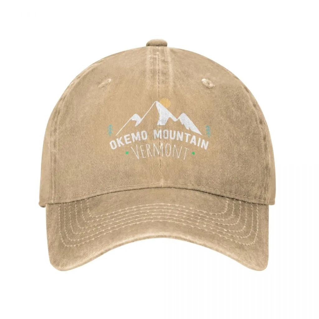 Okemo Mountain Vermont Baseball Cap Hat Sunscreen Hat For Men Women'S