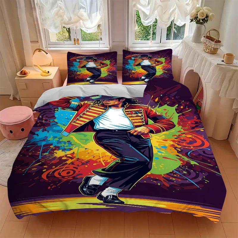 3pcs Jacket Duvet Cover Set, 1 Duvet Cover + 2 Pillowcases (No Insert), High-Definition Print, Home & Dorm Set Yy251208058