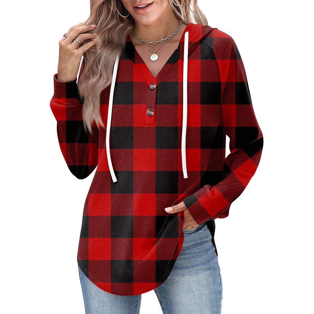 Women's Fashion Women's Lightweight Long Sleeve Pullover With Pockets Preppy Graphic Hoodie