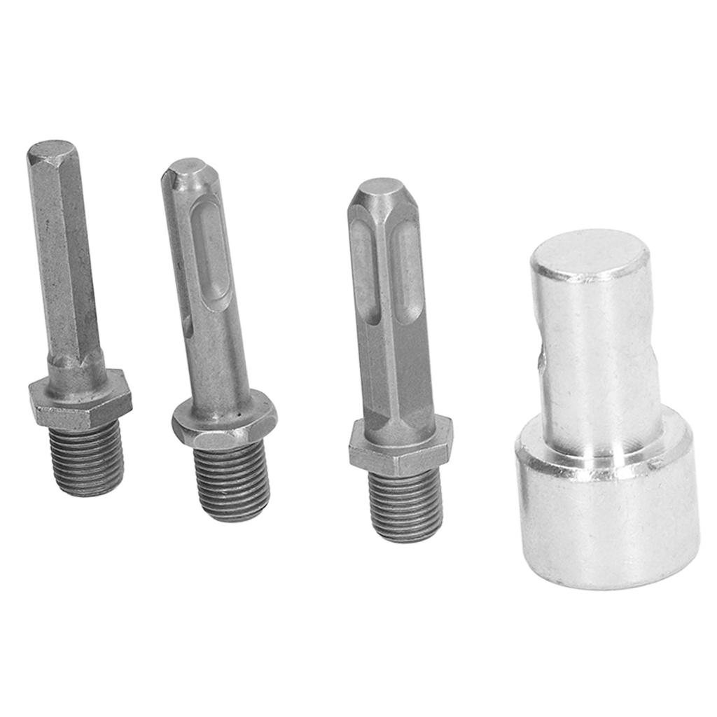 Bohradapter 1 auf 3 Bohradapter Kohlenstoffstahl Rundfutter 2 Zapfen 2 Schlitze Gartenbohrer