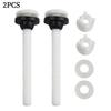 2 Pieces Toilet For Mount Hinge Bolts With Nuts And Washers Plastic And Rubber Fasteners For Toilet Seat Replacement