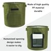 2mm Thick Felt Potato Grow Bag 8 Gallon 34x34cm Non woven Lining Green