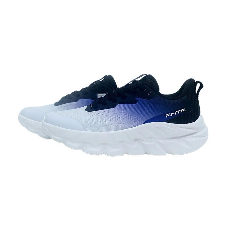 Anta Low top Running Training Shoes Men's Sand Grain Gray/Ultramarine Blue/Basic Black 112617787R-5