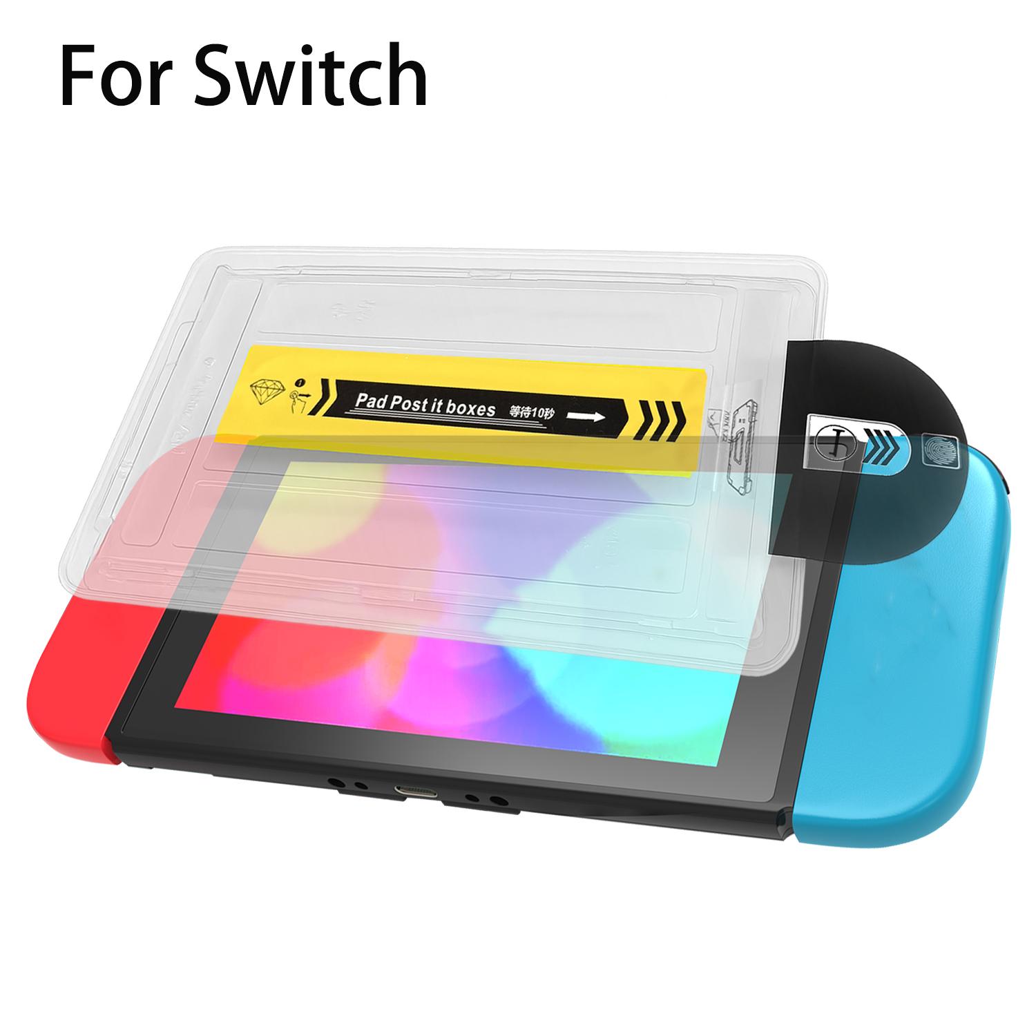 Простая установка Закаленное стекло Защитная пленка для экрана для Switch OLED HD Clear Антицарапины Закаленное стекло Пленки для Nintendo Switch 1 PACK