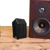 1/4Pcs Plastic Speaker Corners Right Angle Replacement Corner Guards Black Rounded Corner Protectors