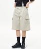 GRAYBLVD Mark Wide Cargo Nylon Half Pants Gjbhp34 (3 Colors)