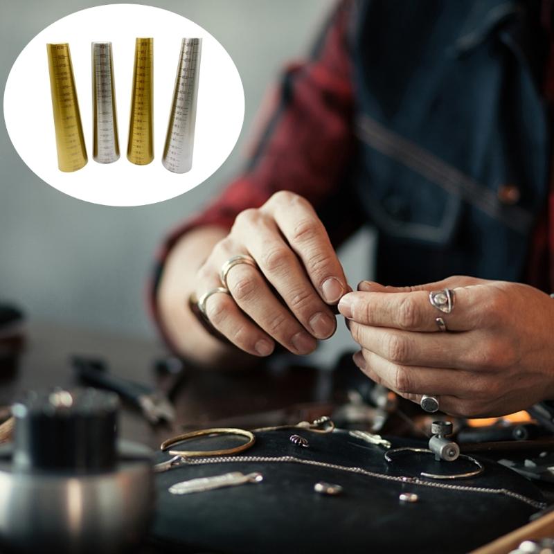 Präzisionswaage Armband Dorn Armreif Maßband Metallstruktur Geeignet für genaue Messung und Handwerk bei der Schmuckherstellung