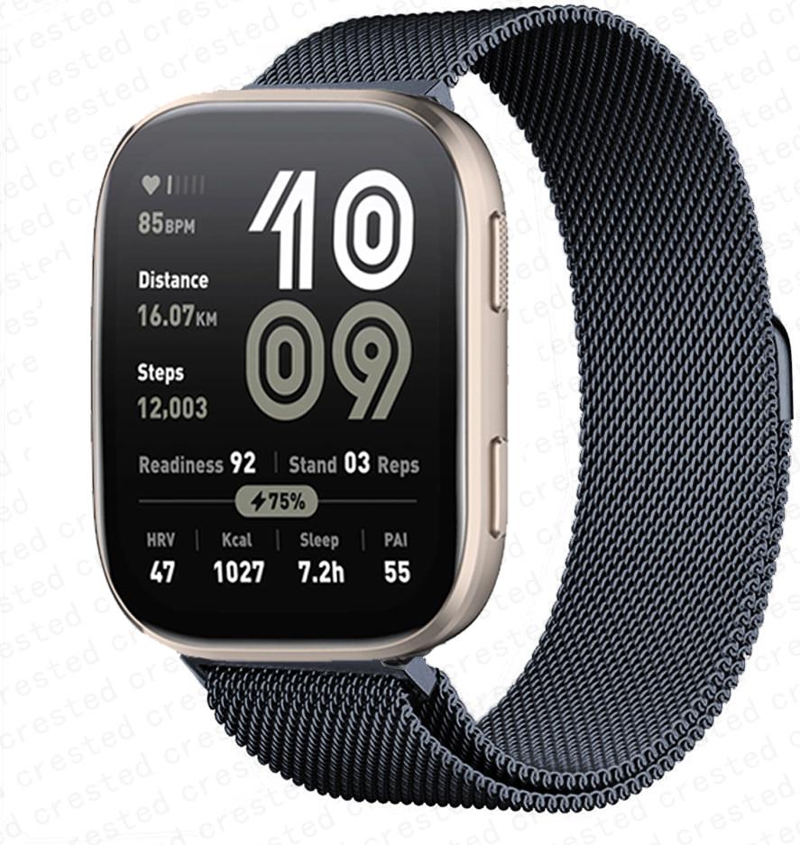 20mm 22mm watch Strap for Amazfit bip 6/5/Balance/GTS/4/mini/2/2e/3/GTR/4/2/3 Pro milanese loop bracelet huawei gt 5 4 3 2 Band