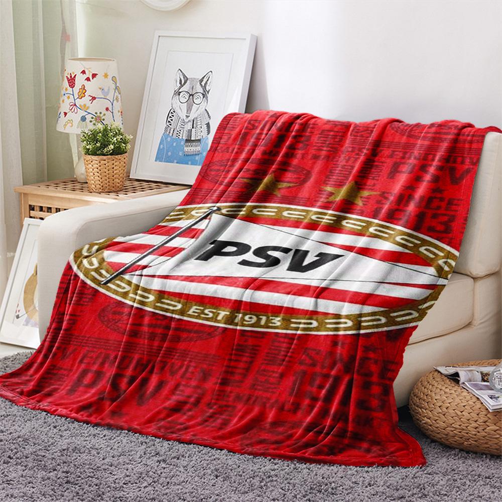 1PC Philips Sport Vereniging Patterned Flannel Blanket Suitable For All Seasons for Home Decor Warmth and Comfort Gifts Holiday Present