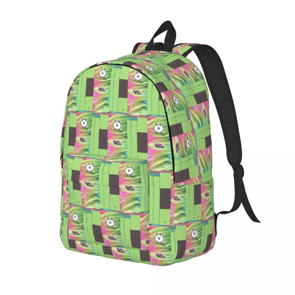 Cute The Battle Cats Colorful Backpack Hot Sale Daypack Large Capacity Boys Girls BookBag School Bag Shoulder Bags for Men Women