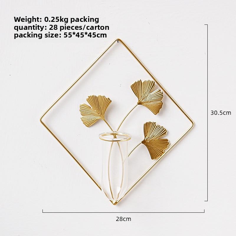 Kreatives Zuhause Hochwertige Wohnzimmerwanddekoration Premium-Feeling Hydroponisches Blumengefäß