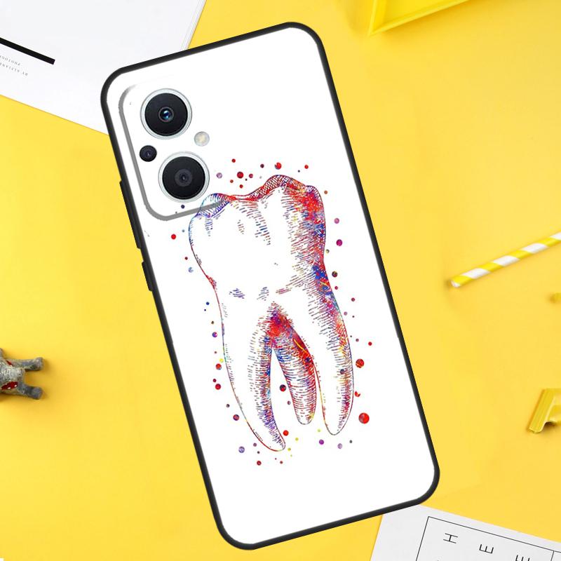 The Dentist Tooth Case For OPPO Reno 7 Reno 10 Pro 4 5 6 8 Lite 8T 4Z 5Z OPPO Find X6 X5 Pro X2 X3 Neo Cover