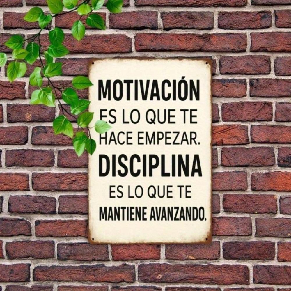 Motivational Metal Sign Vintage Kitchen Wall Decor