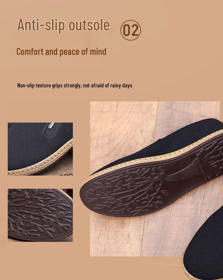 Men's Breathable Mesh Slip-On Shoes - Non-Slip Soft Sole, Casual Summer Style