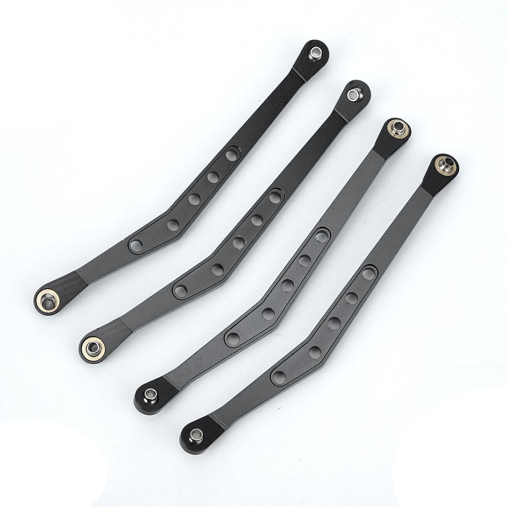 Aluminium Alloy Upper Suspension Links Remote Control Car Accessory for 1 10 Axial 90018 RC CrawlerBlack