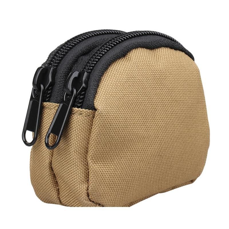 Nylon Tactically Waist Bags Double Pockets Mini Wallets Money Keys Purse Outdoor Small Utility Belt Pouch Wear Resistant