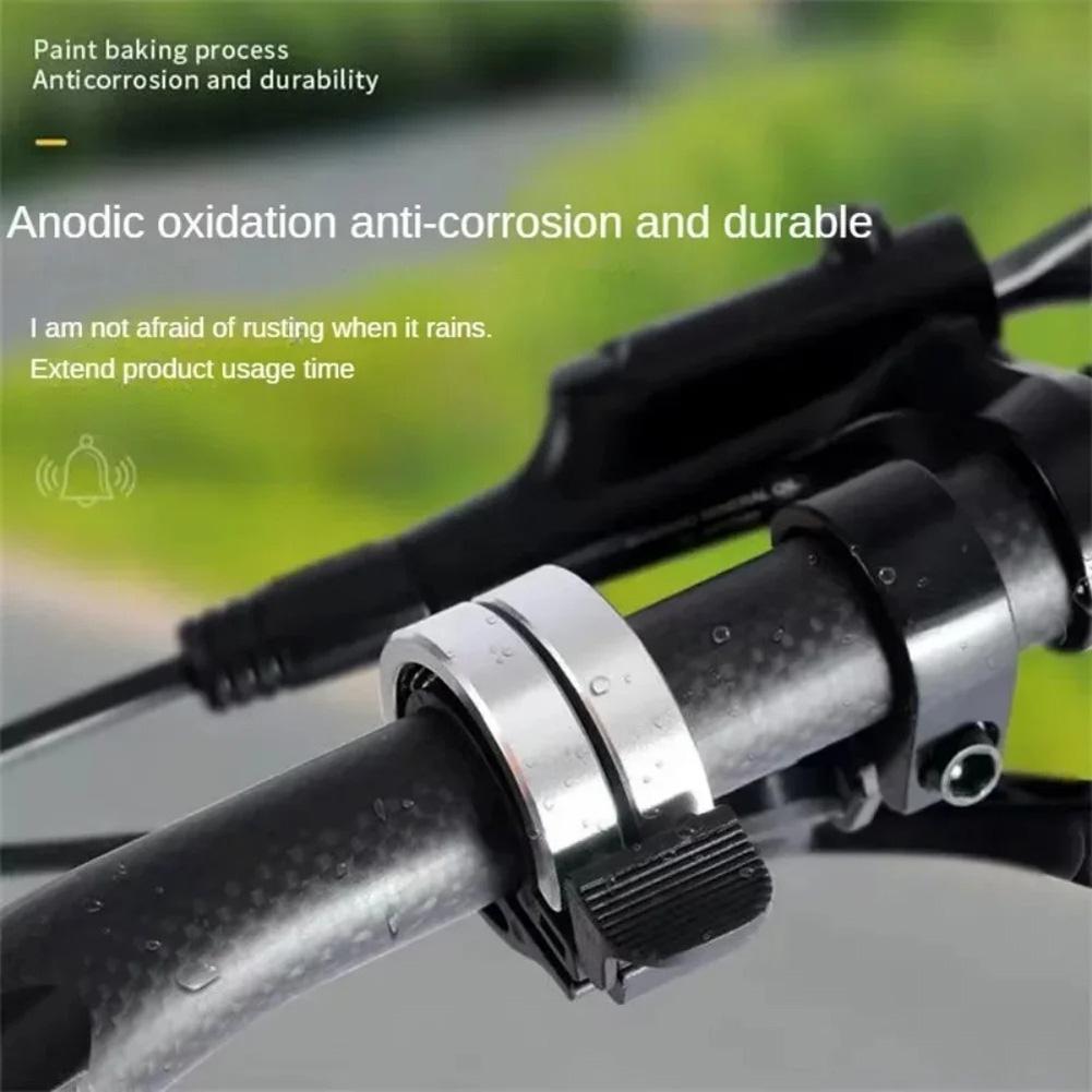 Bicycle Bell, Aluminum Alloy 22 Caliber Mountain Road Bike Horn Sound Alarm Safety Ride Handlebar For Kids Bike Accessories