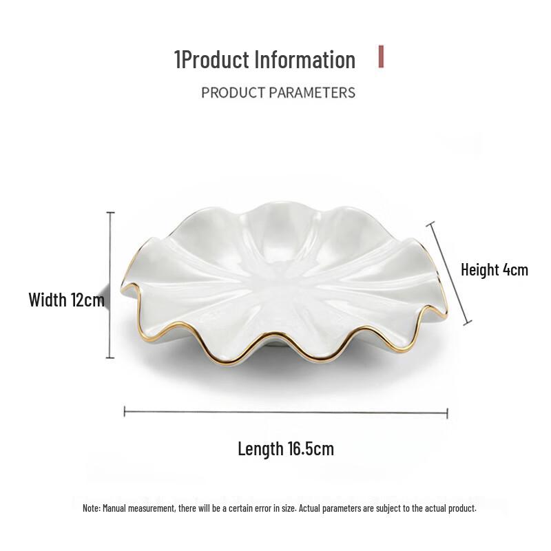 Tulip Ceramic Draining Soap Holder